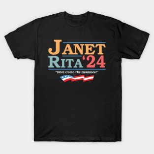 Janet Rita'24 "Here Come The Grannies” T-Shirt